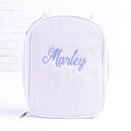 Personalized Lunch Bags for Kids, Insulated Lunch Bag, Seersucker Lunch Bag, Monogrammed Kids Lunch Bag, Lunch Box, Lunch Bag for Women