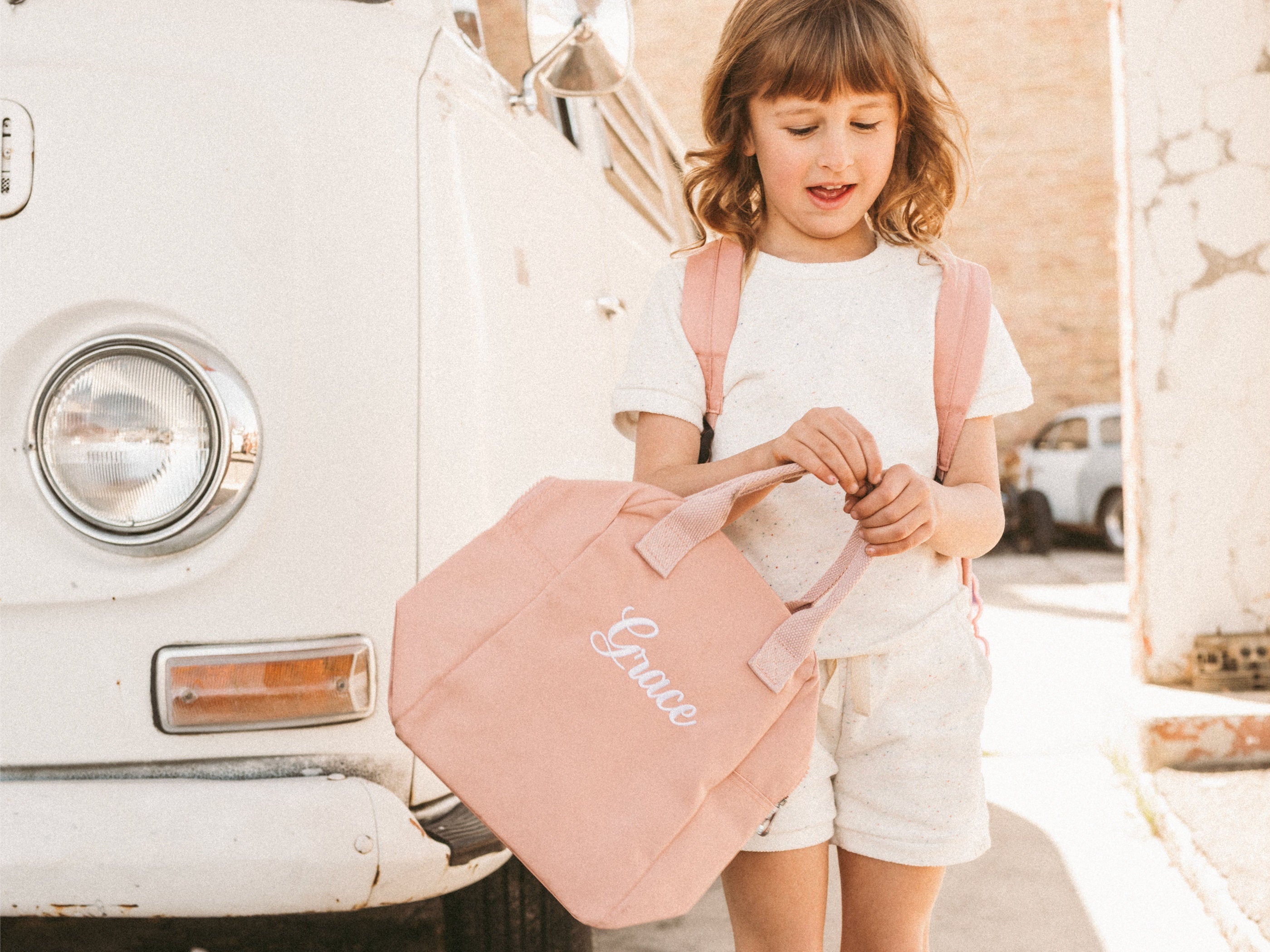 Personalized Kids Insulated Lunch Box, Monogrammed Lunch Bag