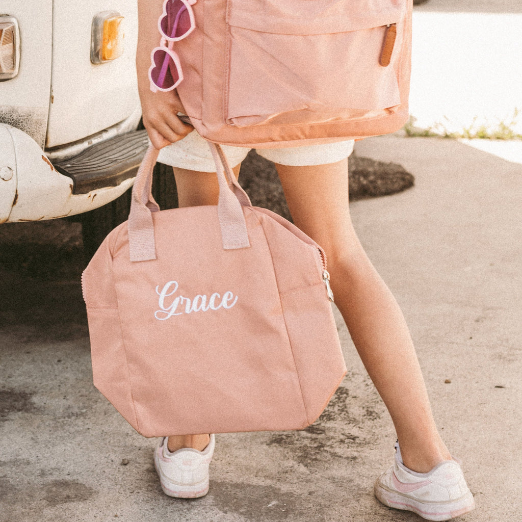 Personalized Kids Insulated Lunch Box, Monogrammed Lunch Bag