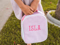 Personalized Lunch Bags for Kids, Insulated Lunch Bag, Seersucker Lunch Bag, Monogrammed Kids Lunch Bag, Lunch Box, Lunch Bag for Women