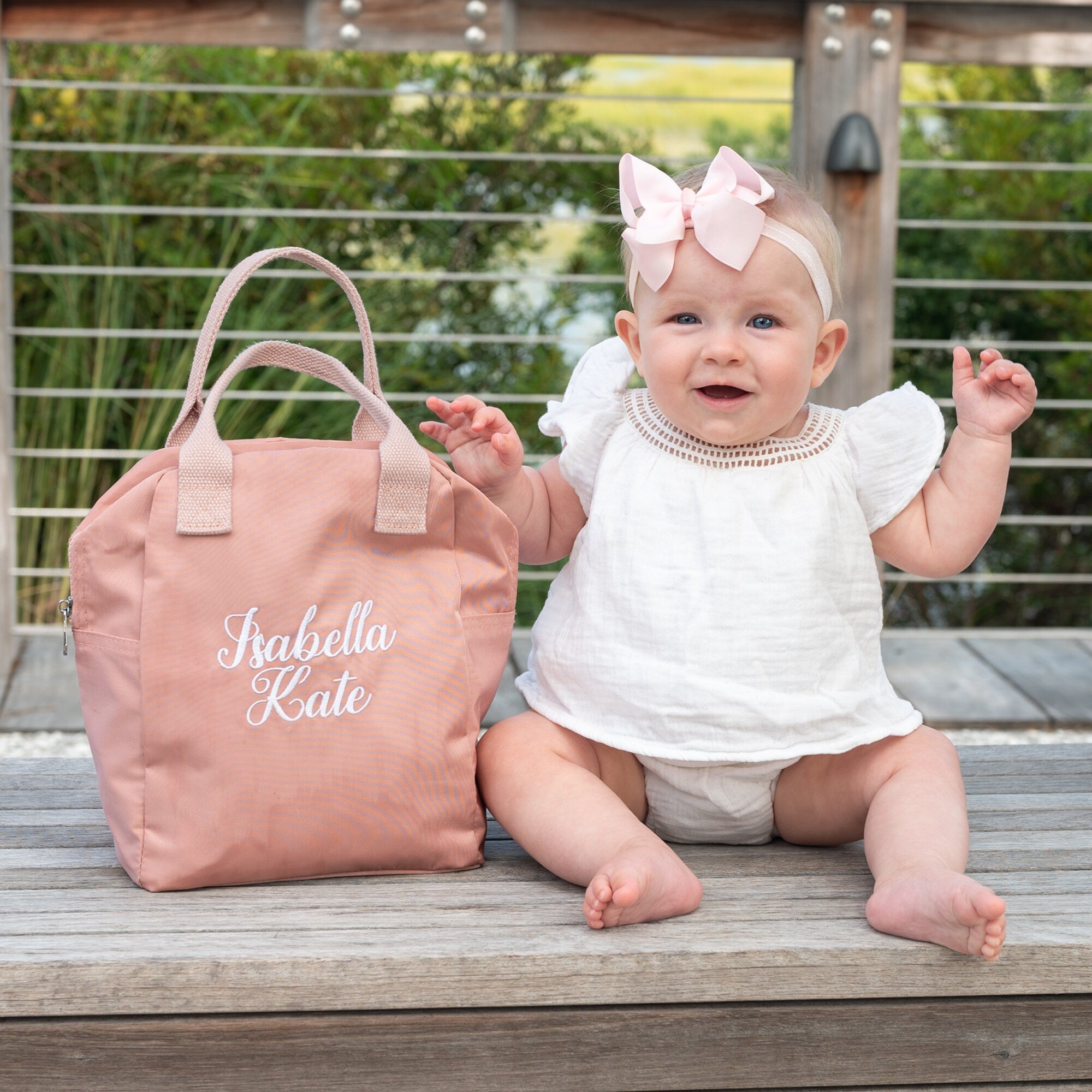 Personalized Kids Insulated Lunch Box, Monogrammed Lunch Bag